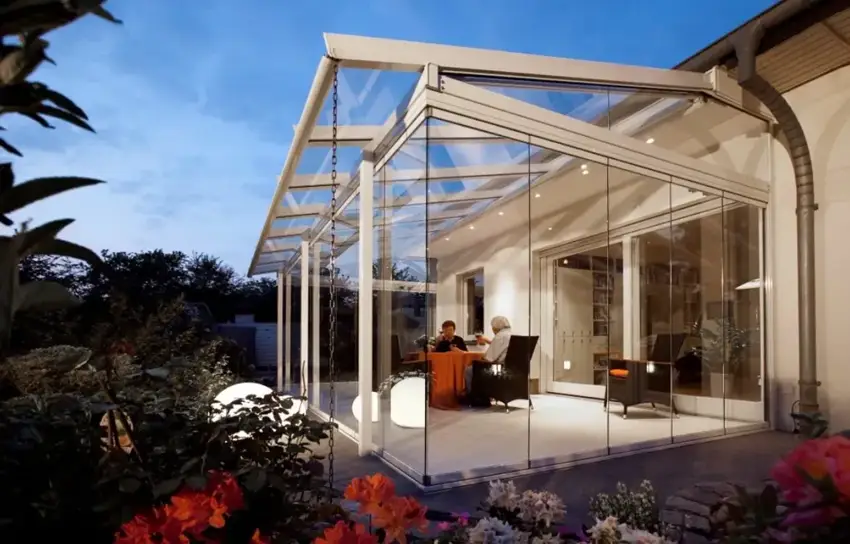 Ortaş cam balkon ve kış bahçesi uygulaması
